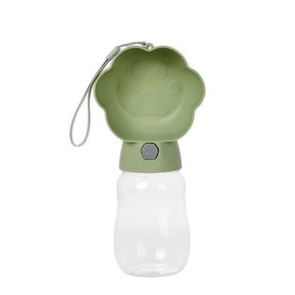 2-in-1 Portable Dog Water Bottle with Food Container